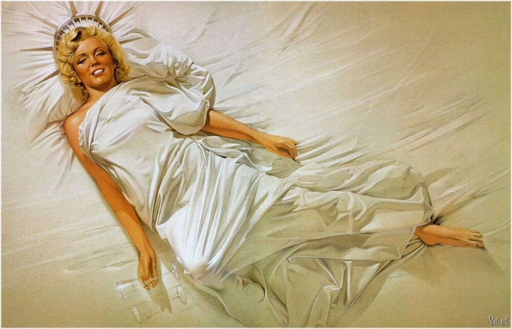 КАРТИНА ЯПОНСКОГО ХУДОЖНИКА ХАДЗИМЭ СОРАЯМО / 空山 基 /  Hajime Sorayama