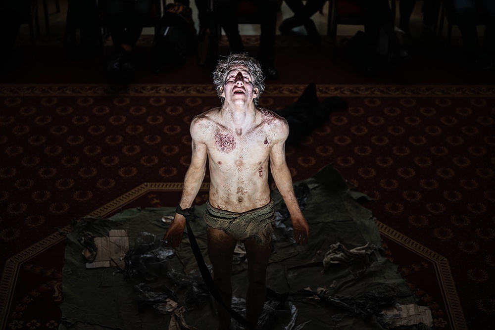    Ветхозаветная история об Иове Многострадальном - не частый гость на сцене. Но режиссер Валерий Фокин привык браться за сложные спектакли. / Пресс-служба Александринского театра/ Владимир Постнов