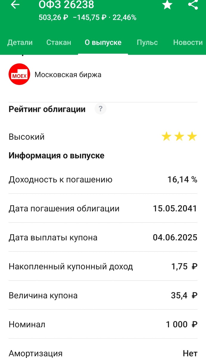 Выпуск ОФЗ 26238, --взято из интернета с целью ознакомления. 