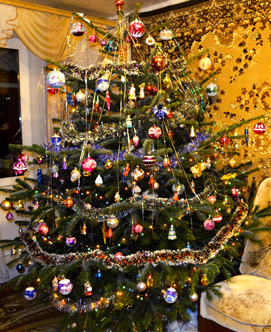 Живая ёлка. СССР