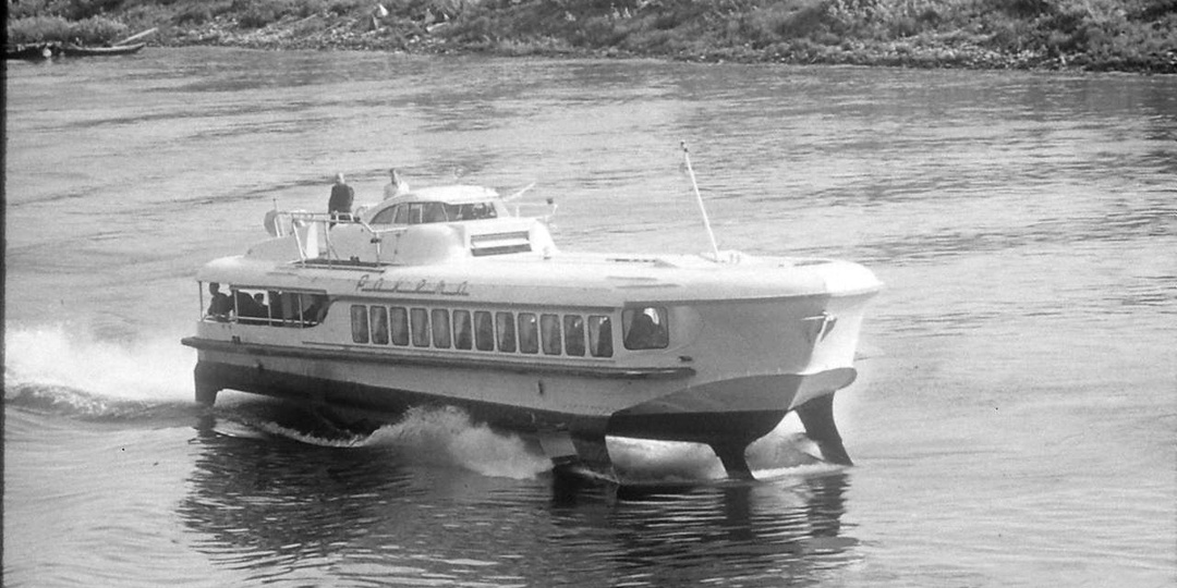 Судно на подводных крыльях «Метеор» — символ будущей банкноты номиналом 1000 рублей