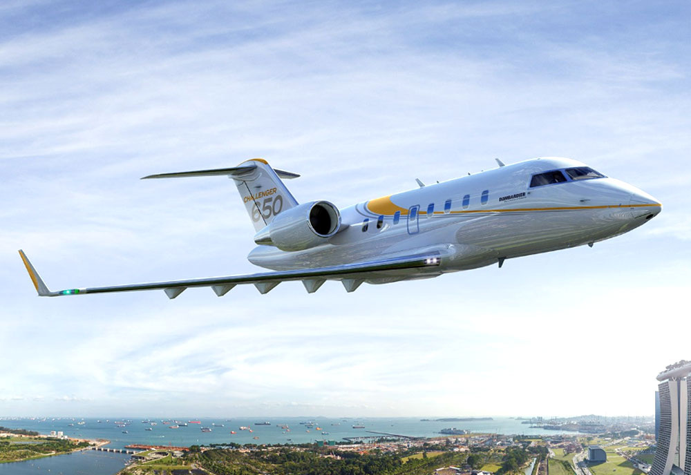 Внешний вид Bombardier Challenger 650