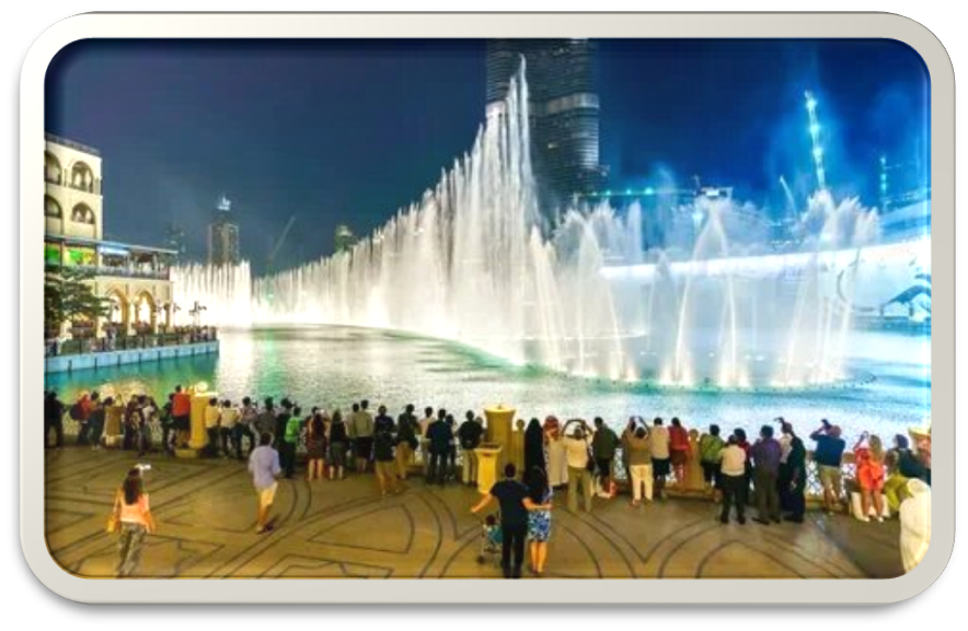 Поющие фонтаны Дубая.