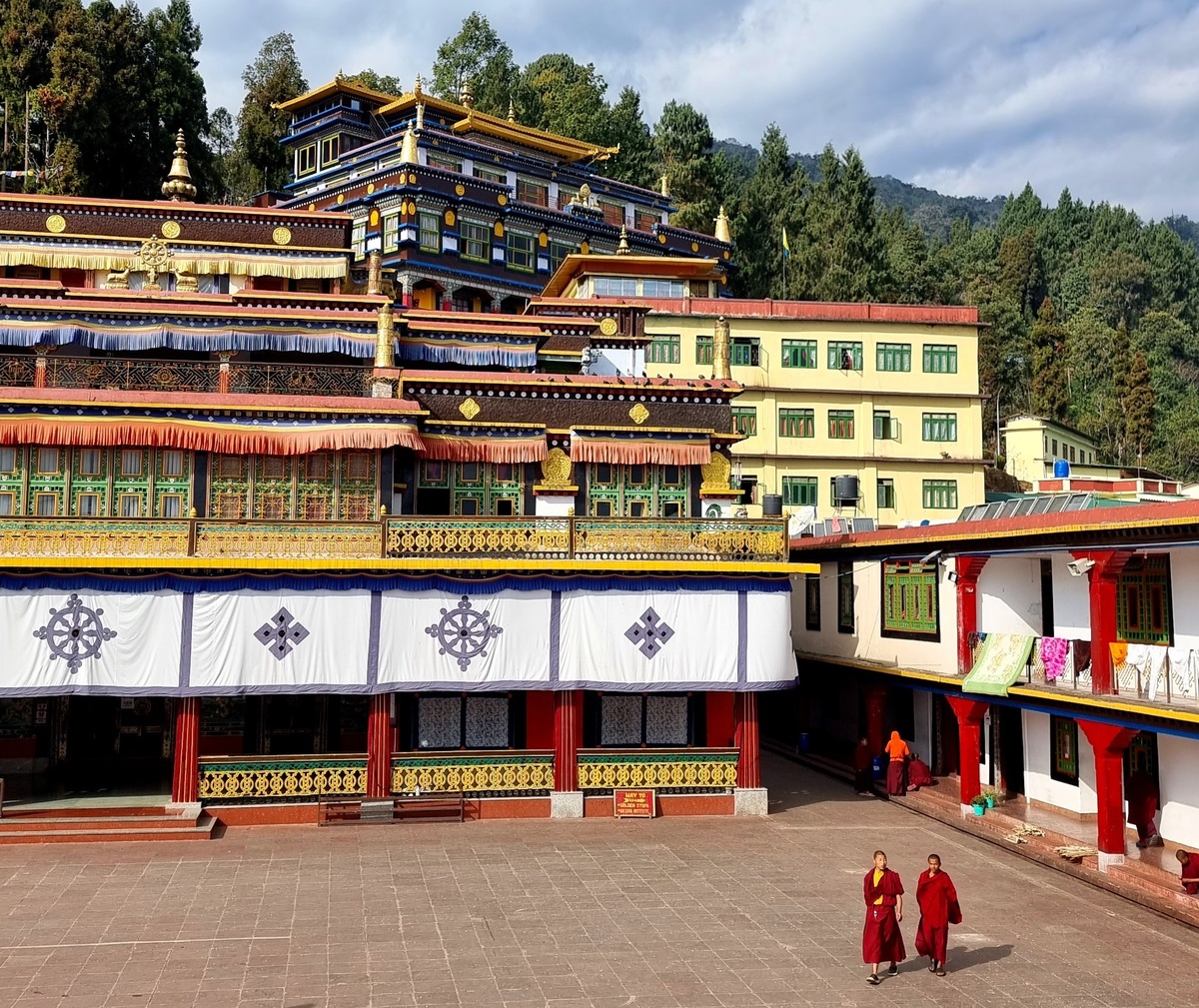 Монастырь Румтек, штат Сикким