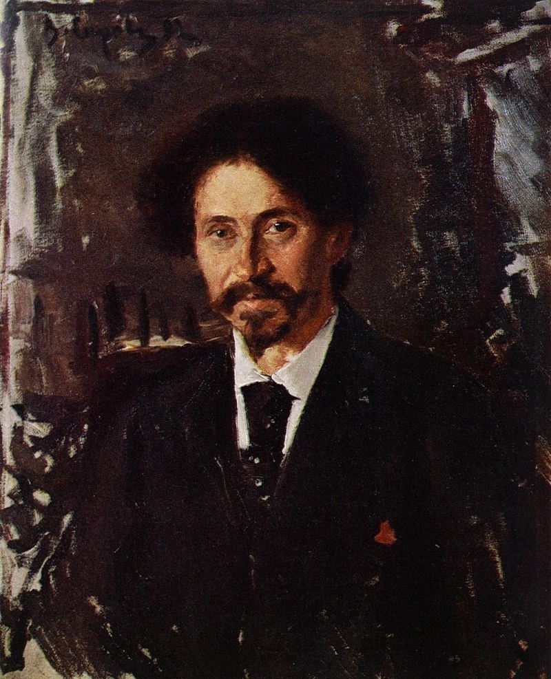 Илья Ефимович Репин. Художник: В.Серов