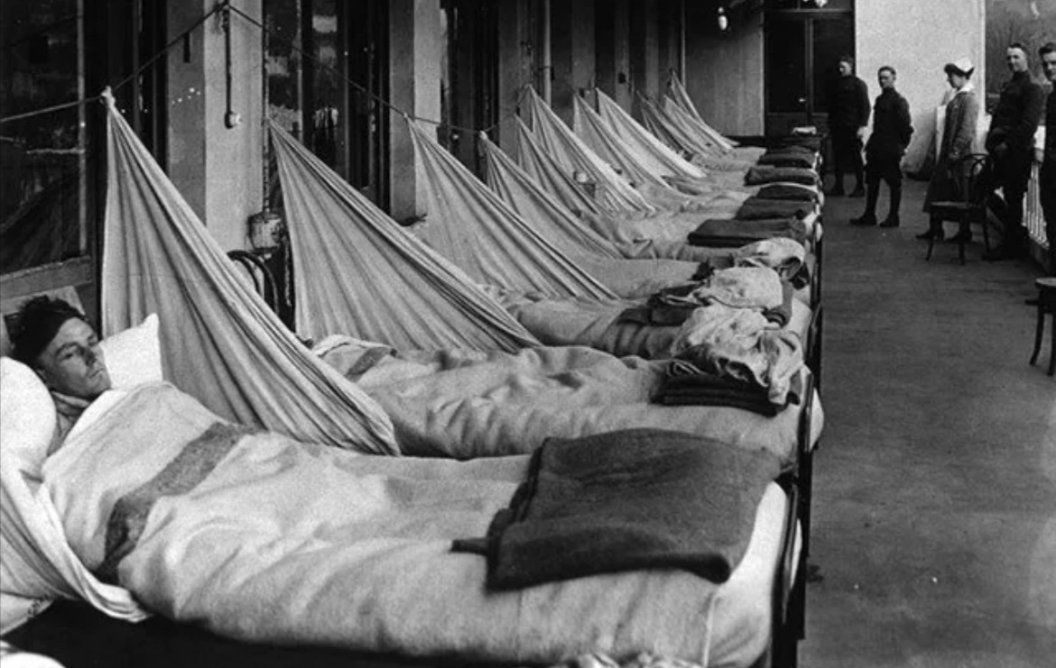 Военный госпиталь Первой Мировой войны. Архивное фото