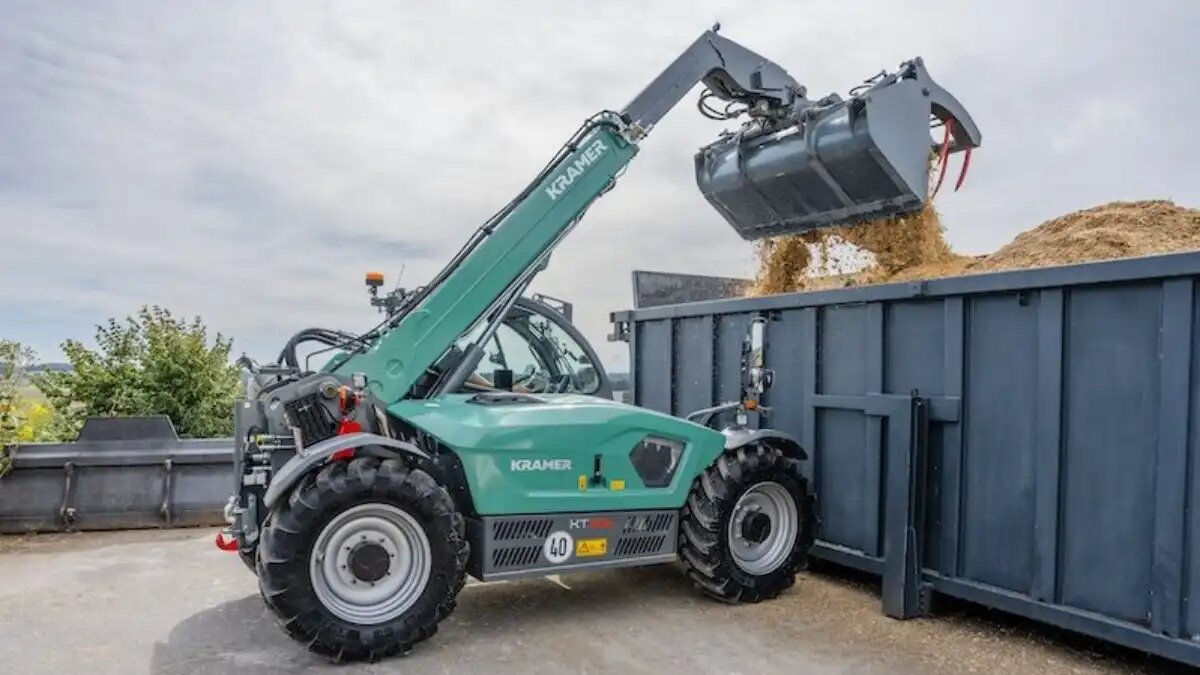 Фото: agrartechnik.ch / Kramer
Новый телескопический погрузчик Kramer KT316