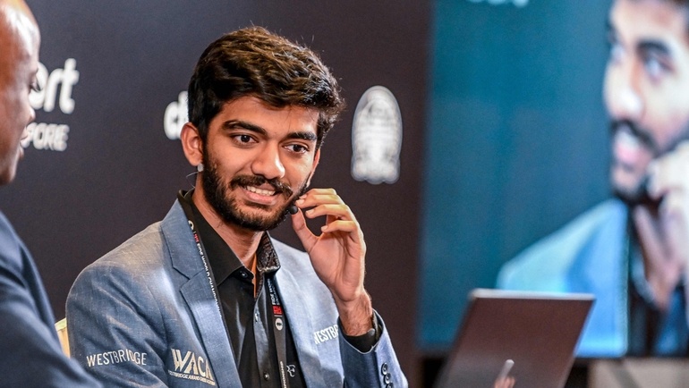    Гукеш Доммараджу. AFP