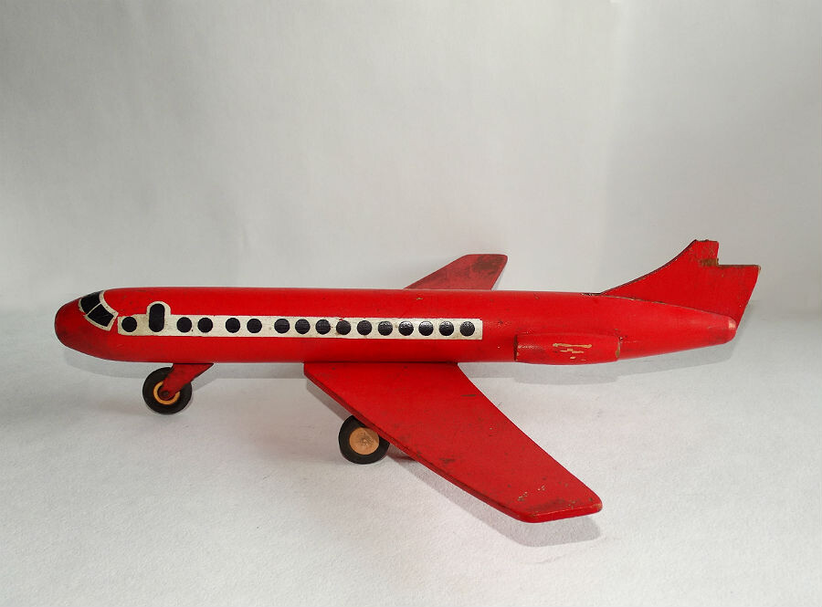 Деревянный самолет, производитель "Норма", г. Таллин, Эстонская ССР. Фото автора, листаем галерею -->>