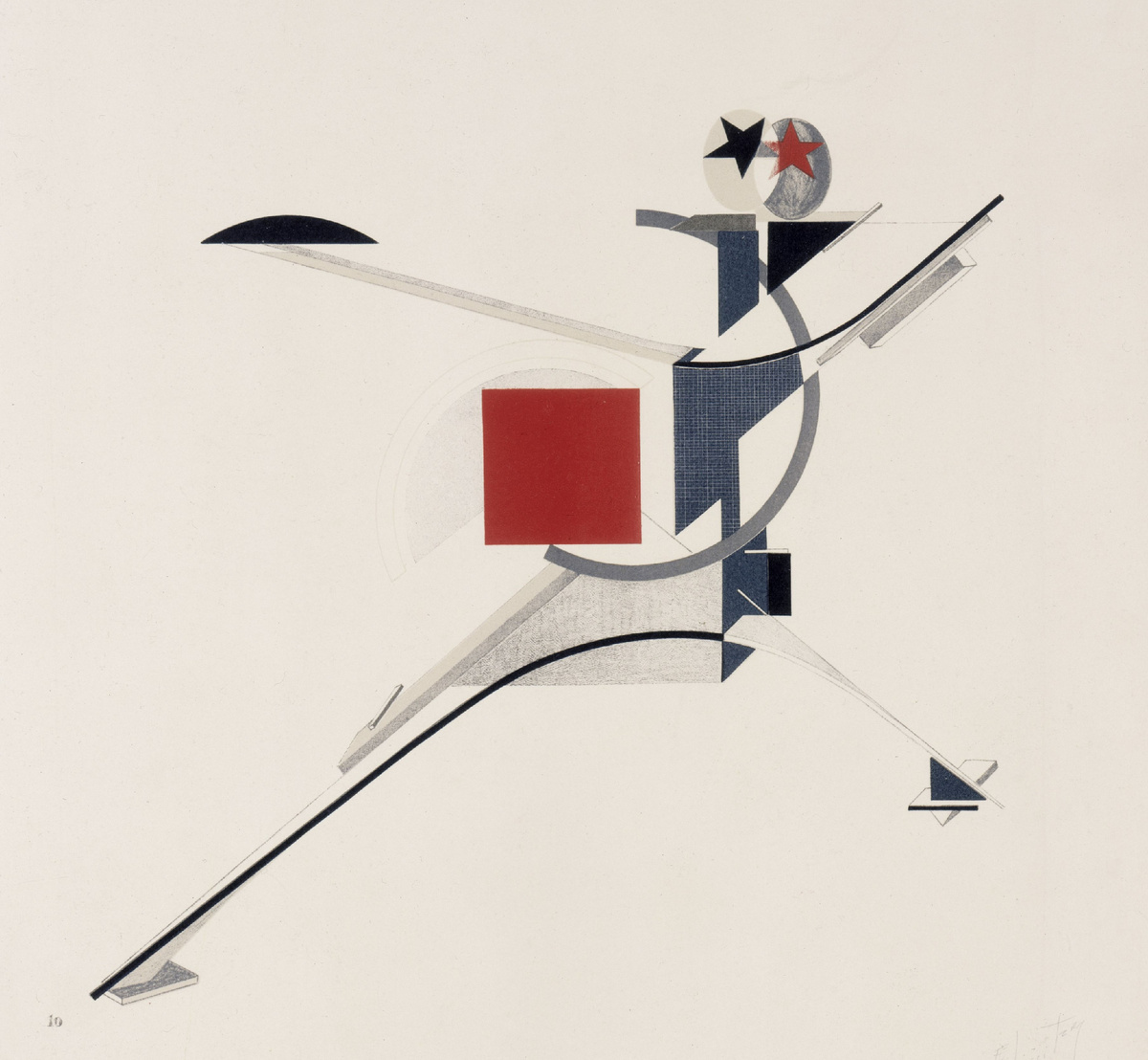 Эль Лисицкий. «Новый человек», плакат. 1923 год