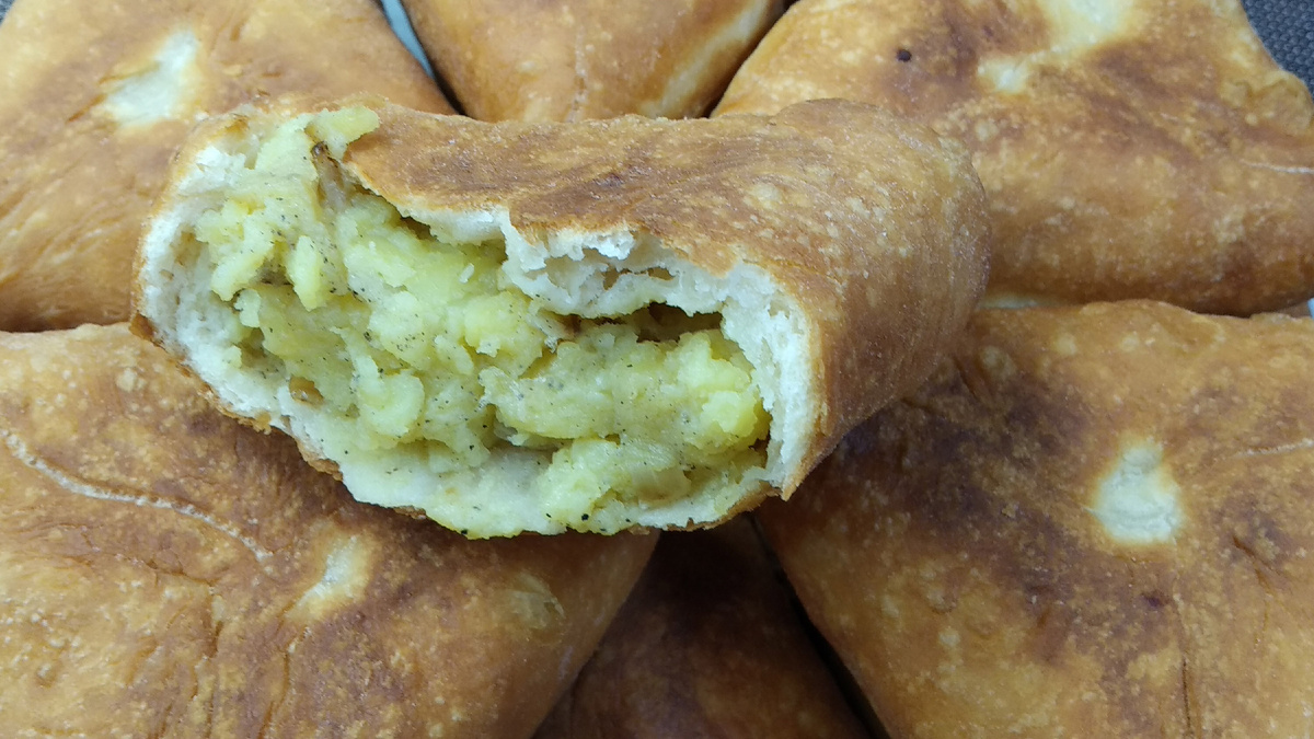 ПИРОЖКИ с картошкой на Кефире