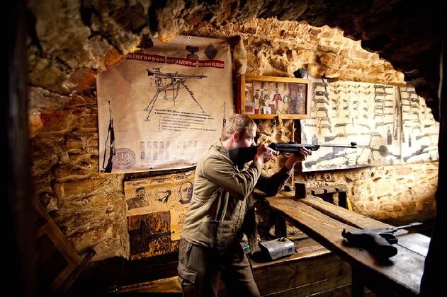 В ресторане «Крыивка» можно пострелять по «врагам украинской нации» Фото: Сайт холдинга! Fest