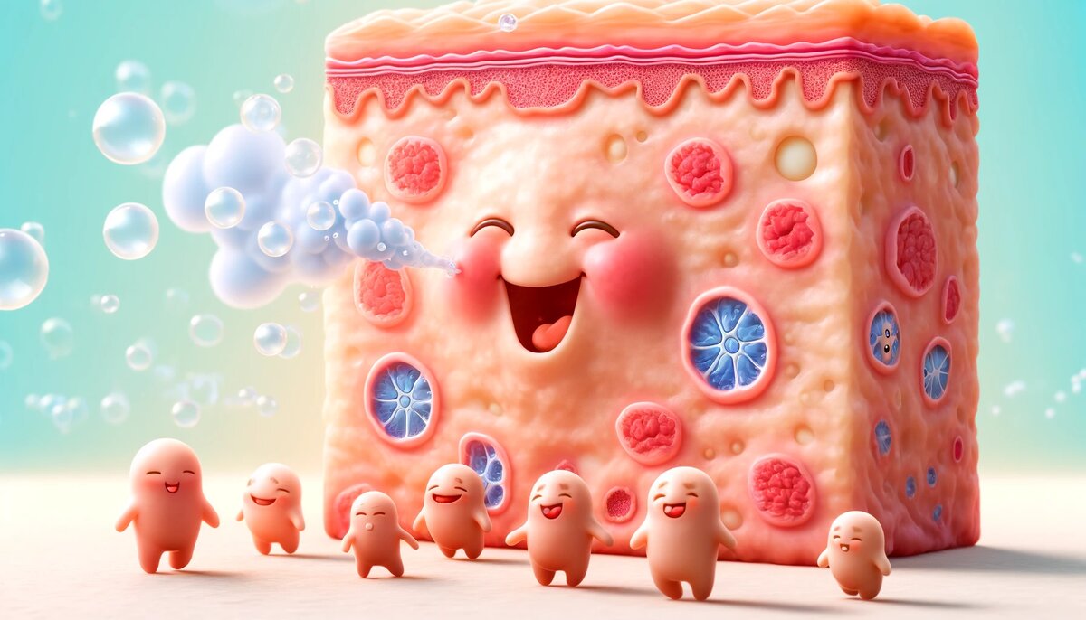 Кожа — мини-легкие в действии