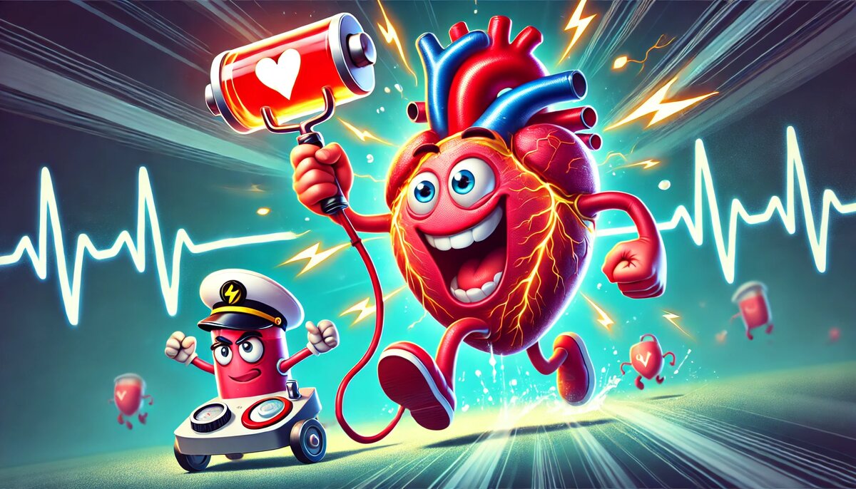 Сердце — вечный батарейный двигатель