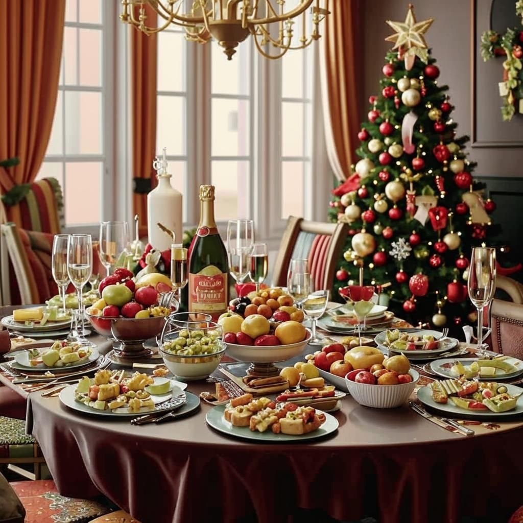 Новогодний стол от Kandinsky