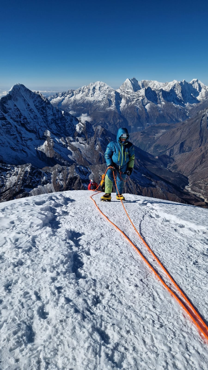 Вальдемар Ковалевски на Ама Даблам. Фото: Waldemar Kowalewski