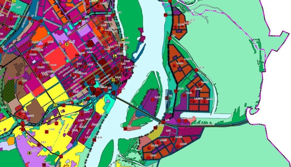    Ганплан развития правого берега Оби в Барнауле. Источник: ksar.barnaul-adm.ru