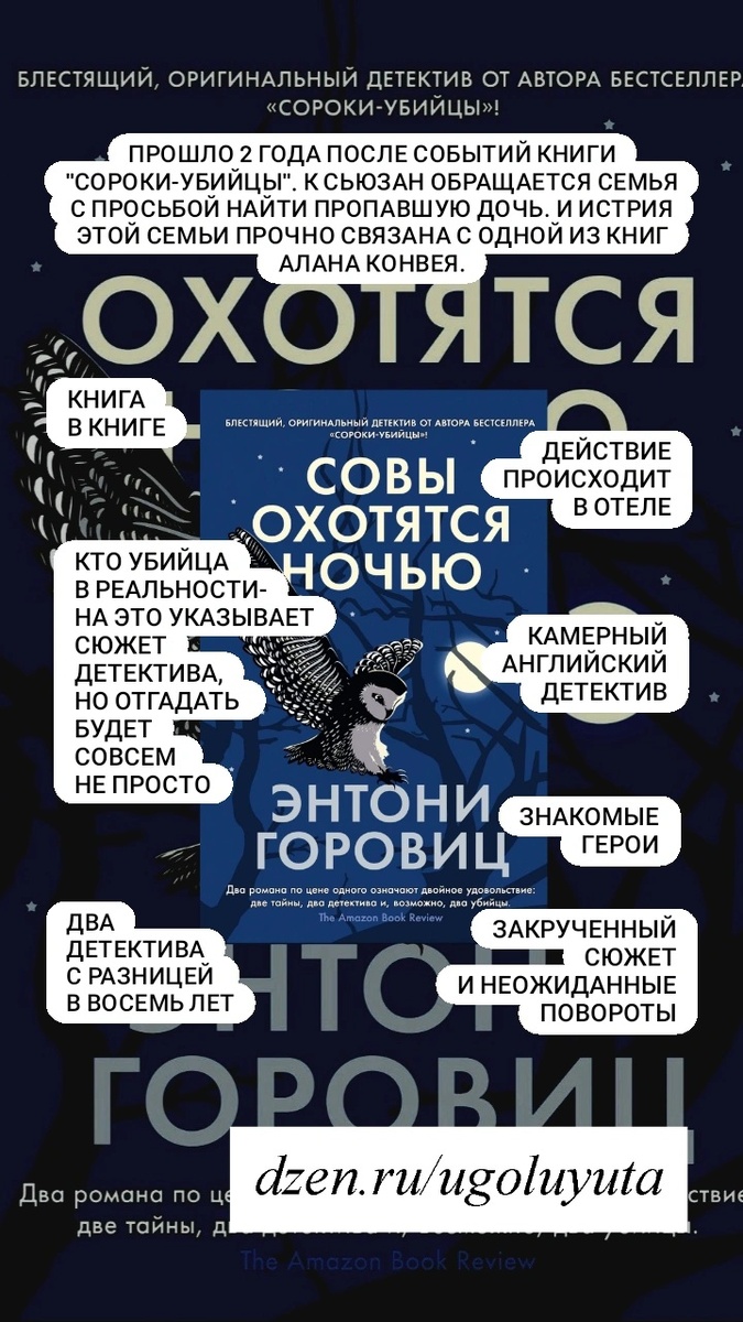 Энтони Горовиц - "Совы охотятся ночью"