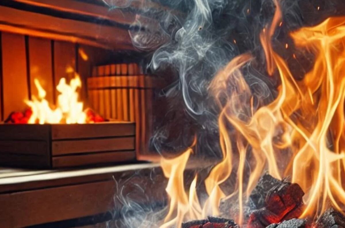    Баня пылала в Хабаровске, 30 человек спаслись