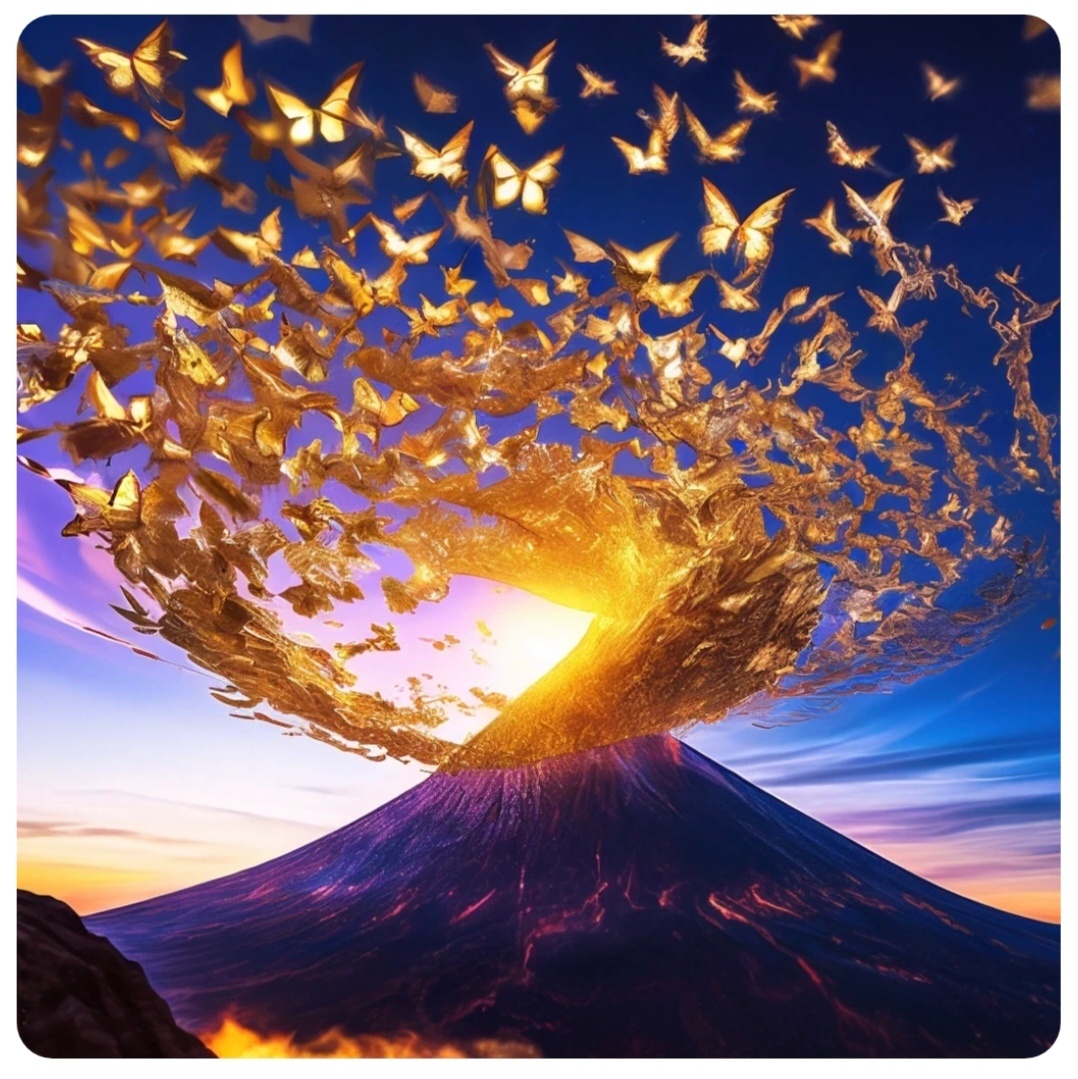 Вулкан после извержения способен иметь другое качество и структуру