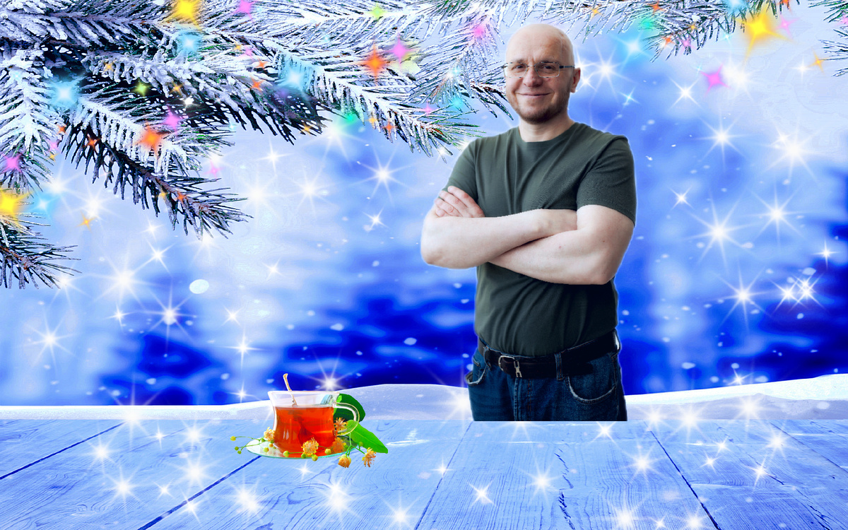 Рома отпаивал меня травами 💚