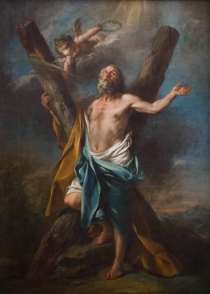    "Святой Андрей, несущий свой крест", Шарль Андре ван Лоо, написано до 1641 г. / Фото: Wikimedia Commons