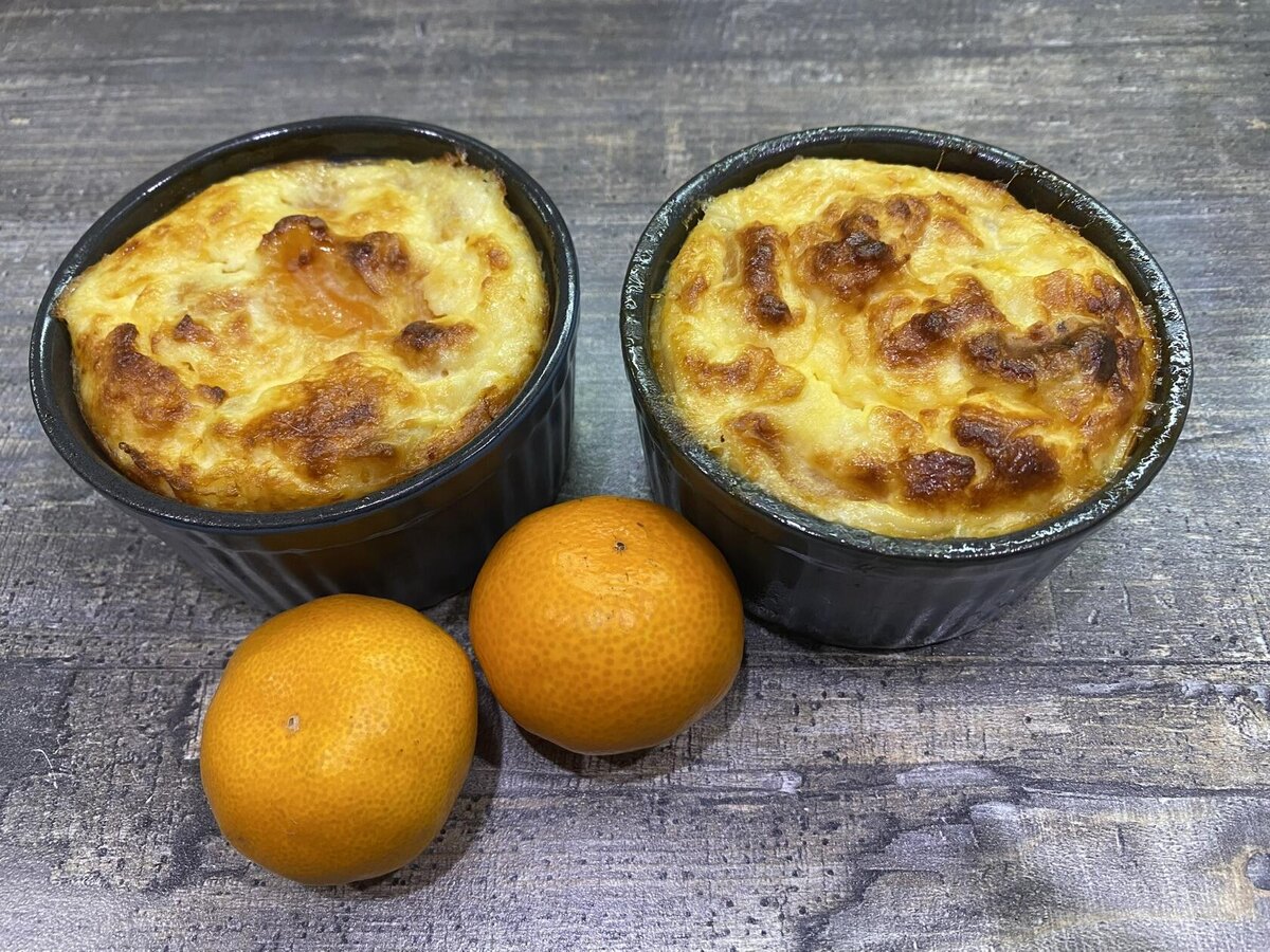 Мандариново-творожная запеканка. Фото автора