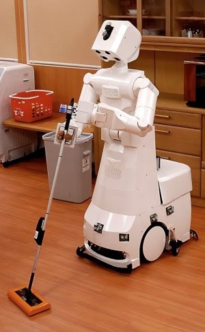    Assistant Robot способен выполнять функции не только уборщика, но и официанта. / Фото: Соцсети
