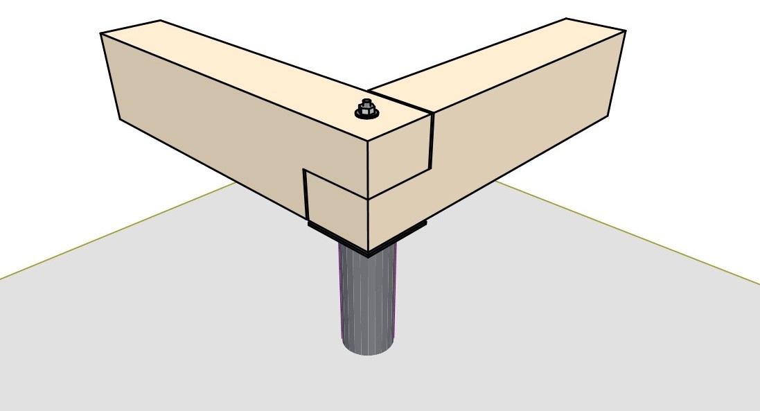 Соединение ростверка вполдерева - частая ошибка начинающих проектировщиков
