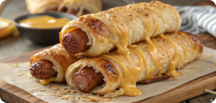 Сосиски в тесте в духовке рецепт