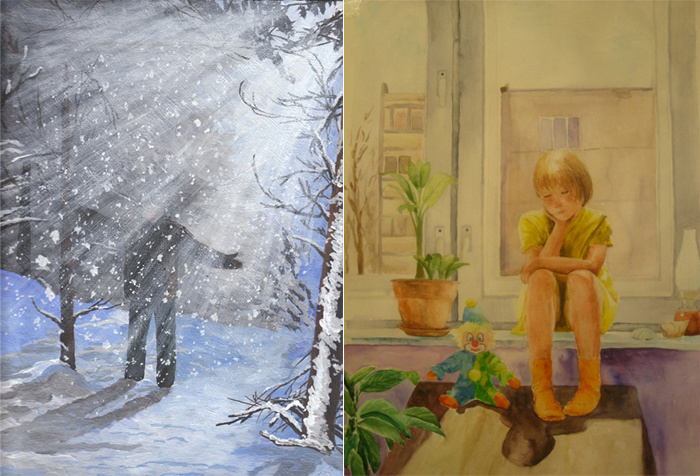 художница Елена Шаламова