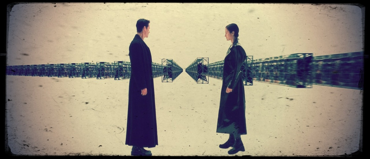 Кадр из фильма "Матрица"