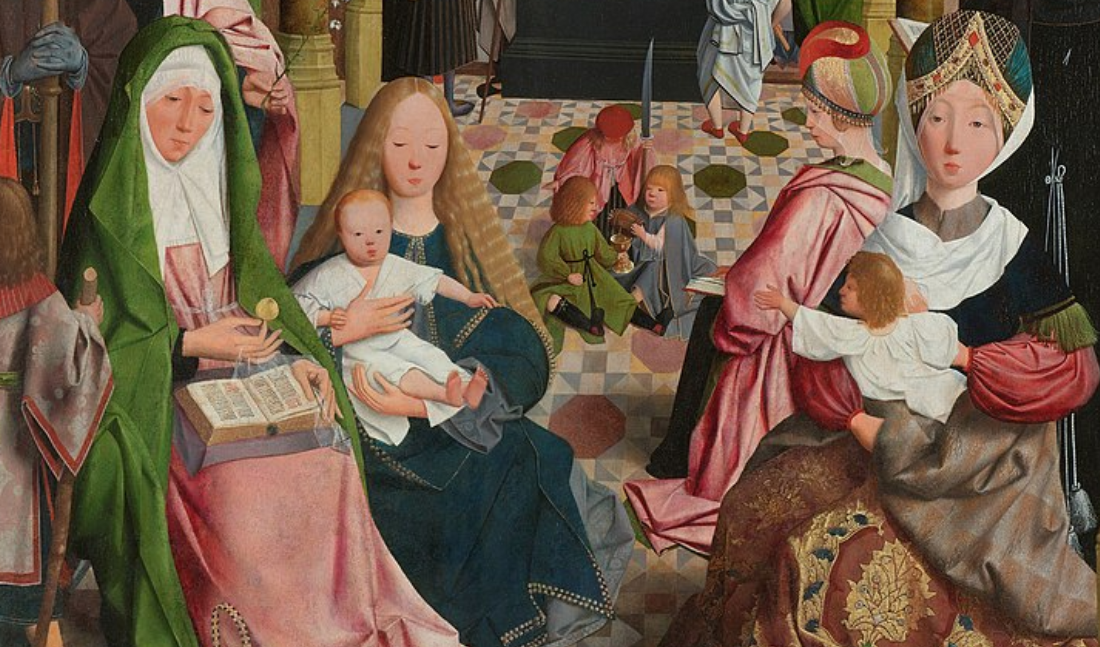 Фрагмент картины "Святая родня"