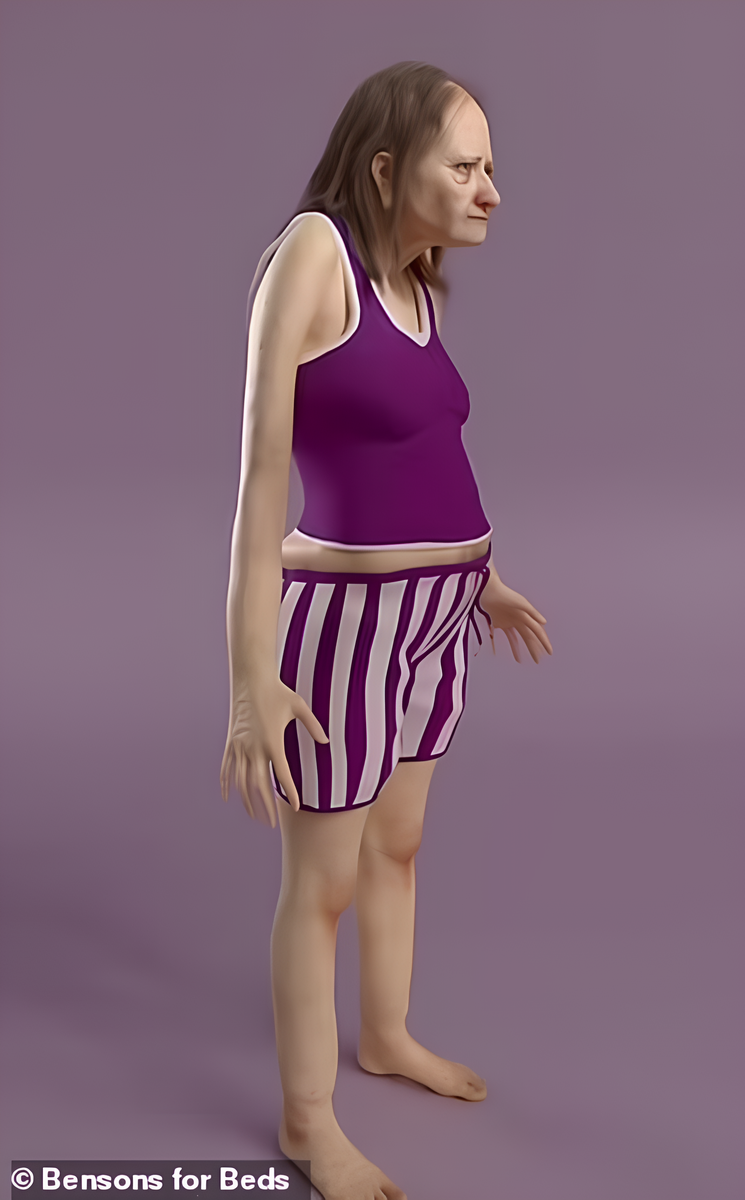 Ханна - 45-летняя британка из будущего. Иллюстрация с сайта https://www.dailymail.co.uk/