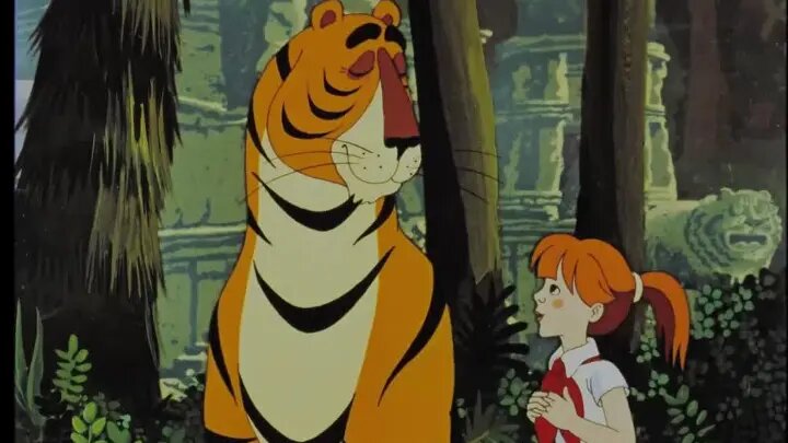 Кадр из мультфильма "Два билета в Индию" (1985)
