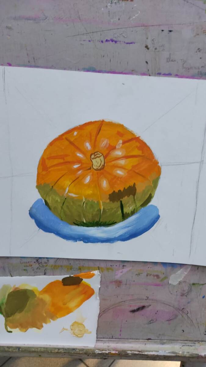 Фотография и работа сына.