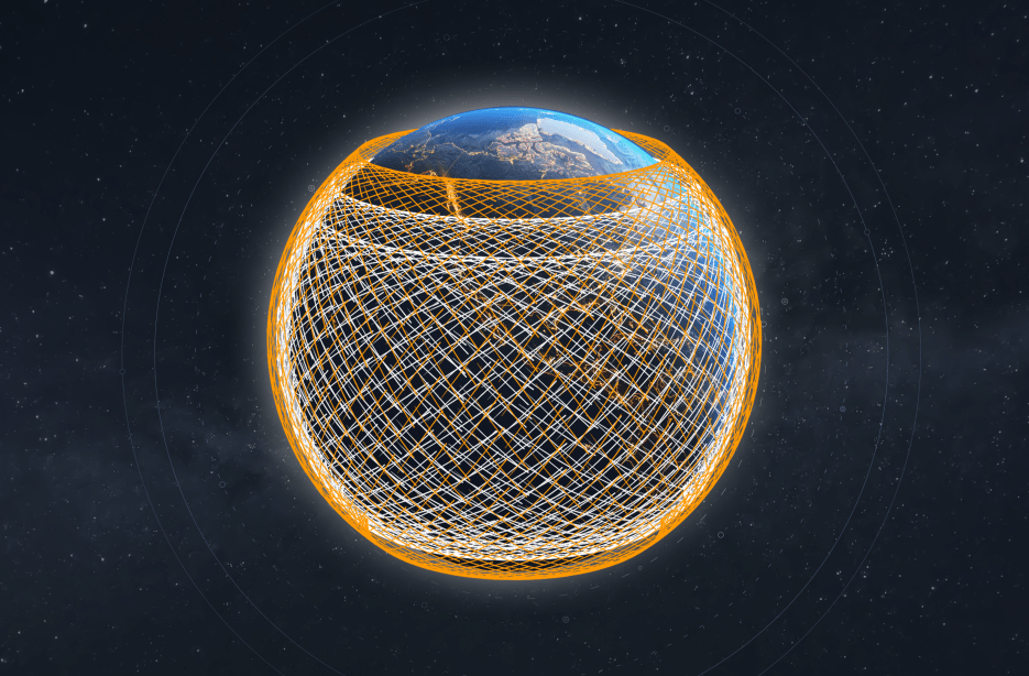 Kuiper - проект глобальной спутниковой сети от Amazon. Изображение из открытых источников