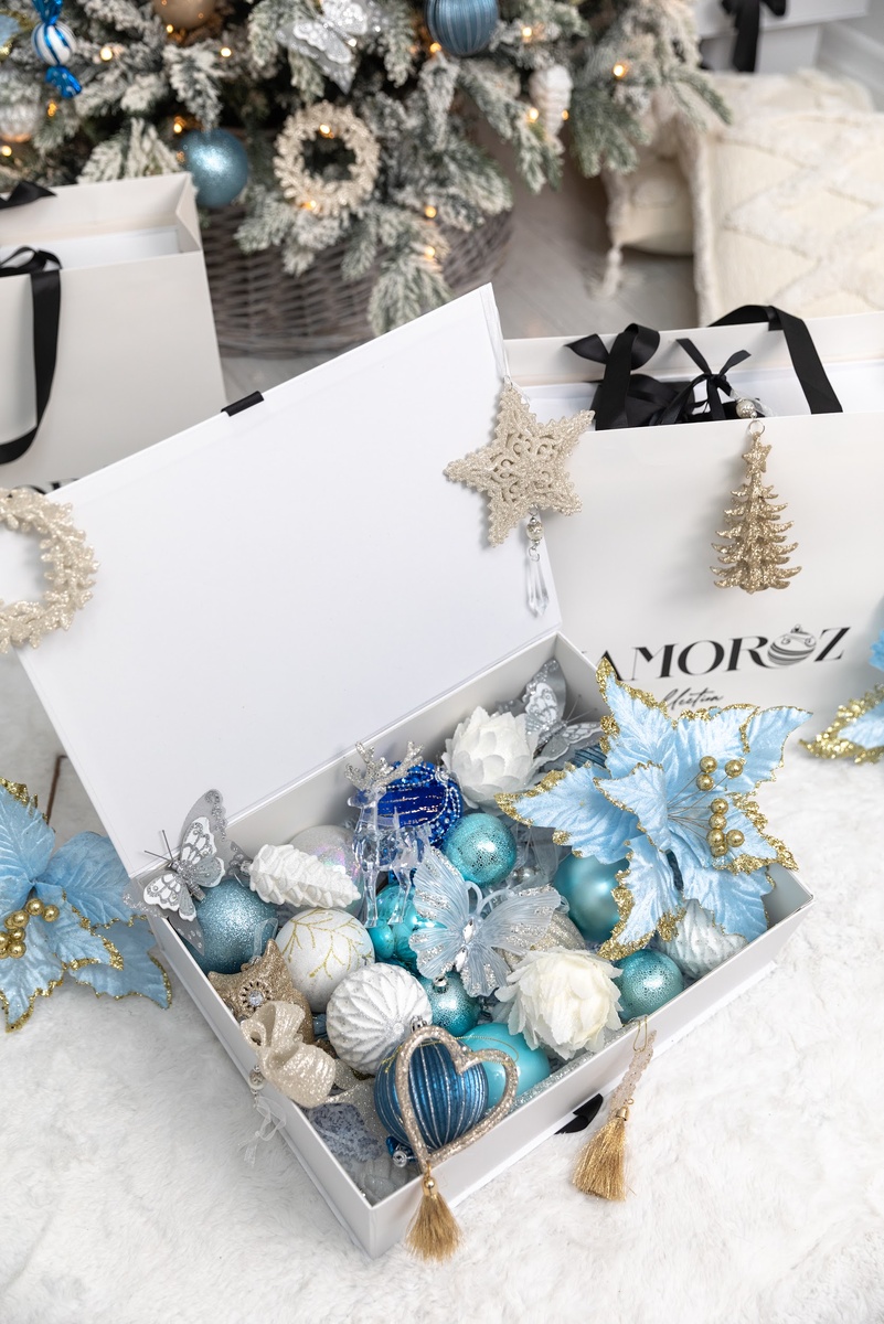 Набор елочных украшений GLAMOROZ Ледяное Озеро