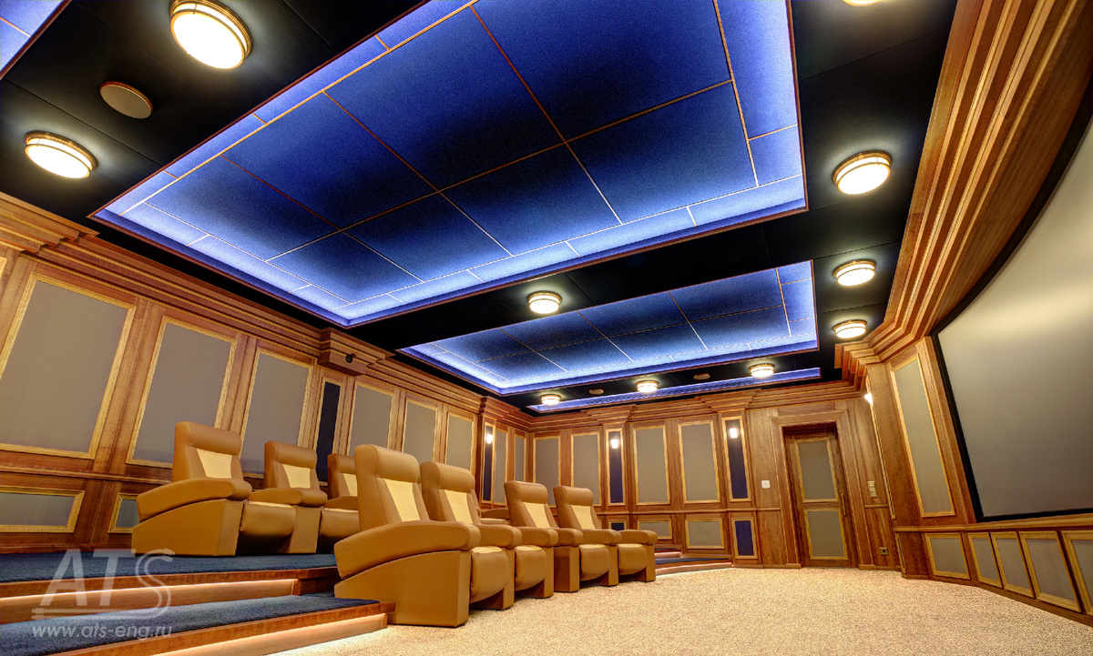 Персональный кинозал, производство компании «АртТелеСеть».