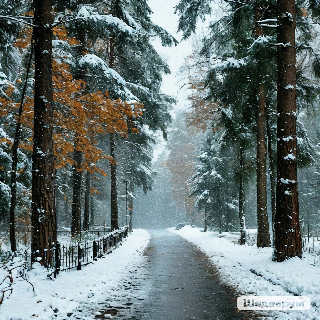фото создано нейросетью, зима в городе