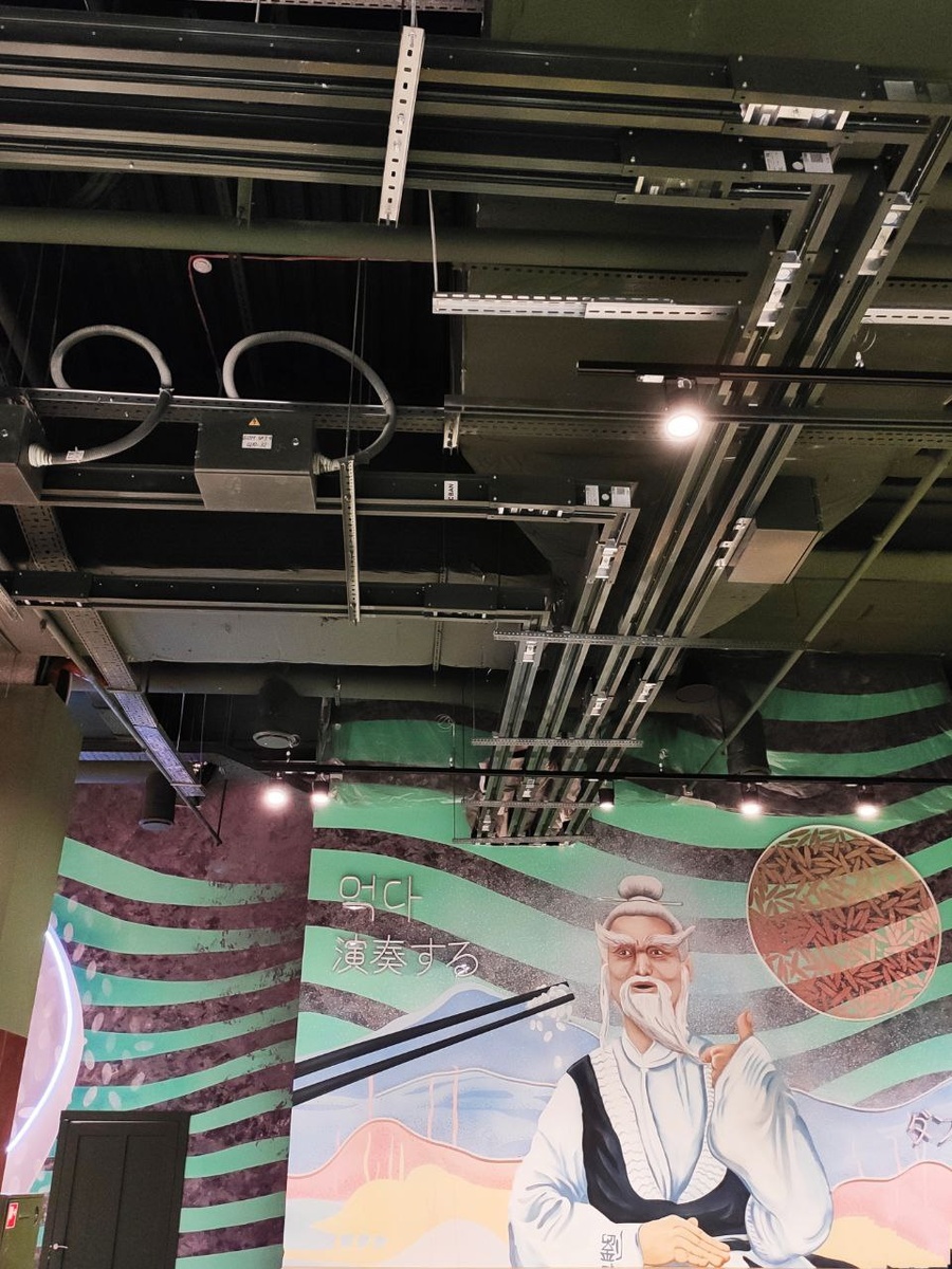 Шиновпровод Е3 в ТРЦ "Гринвич"