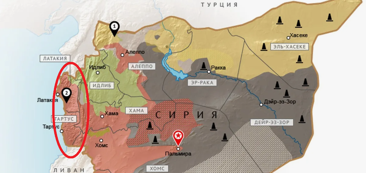 Территория алавитов