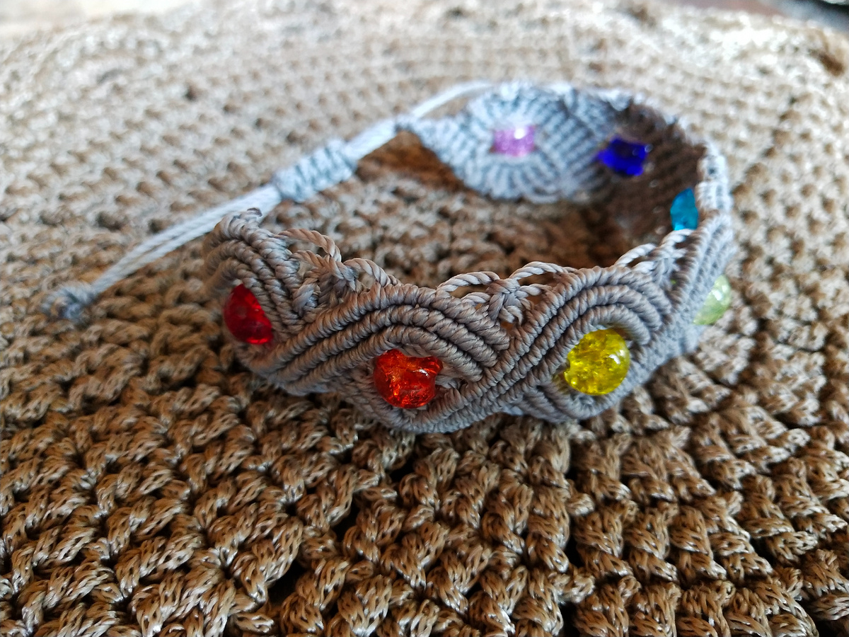 Мой браслет 7 чакр. 