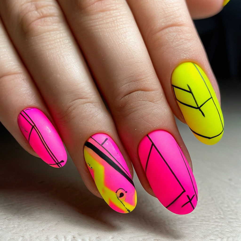 Неон и матовость