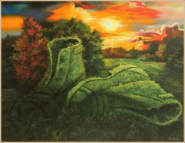 © Вильгельм Шенрок.  Золотая осень. 1992.