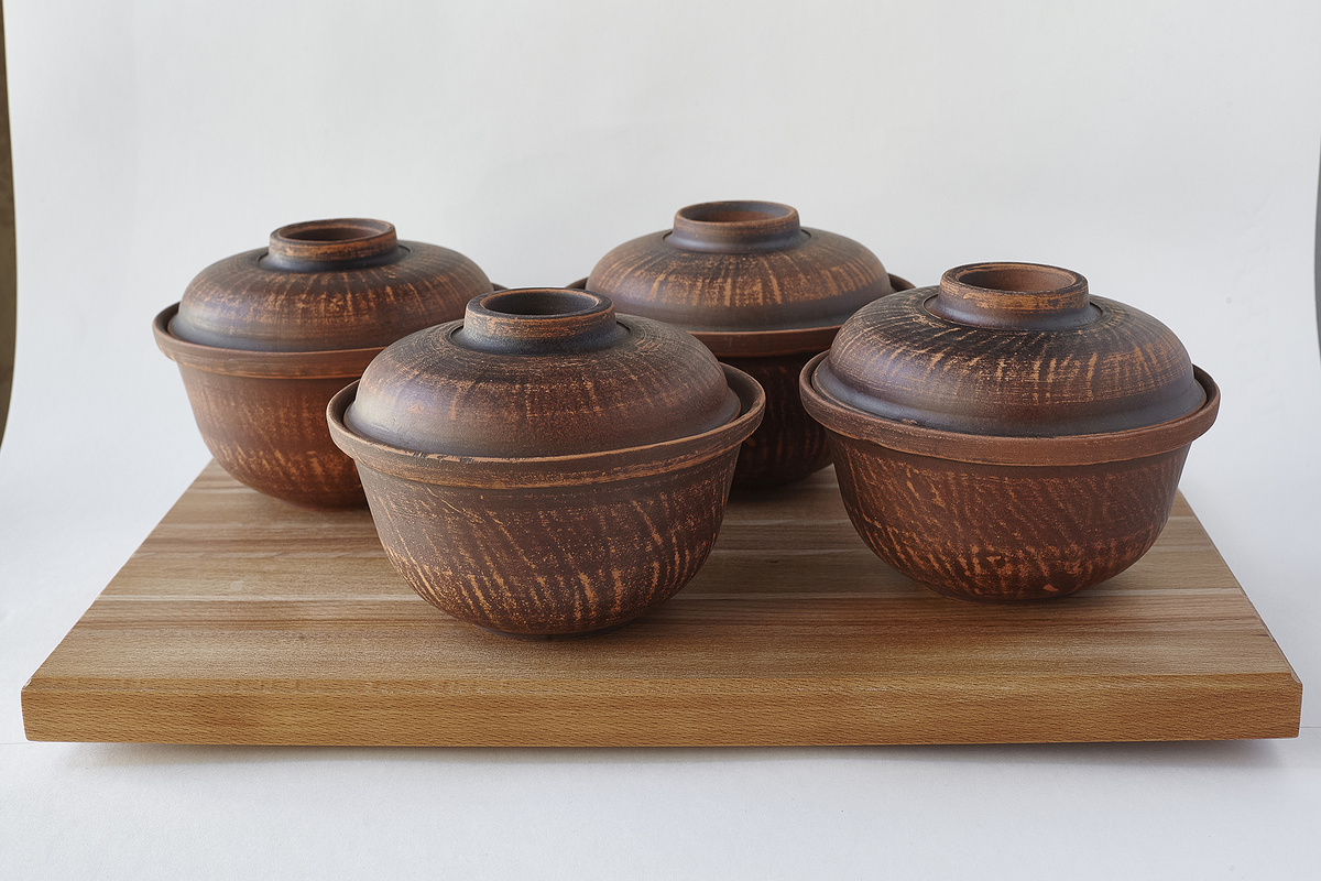 Посуда из красной глины