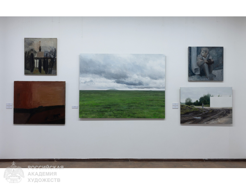 Фрагмент экспозиции  «Право на ошибку. Мастерская Павла Никонова» в МВК РАХ Галерее искусств Зураба Церетели (Москва, Пречистенка, 19). Фото: Виктор Берёзкин, пресс-служба РАХ. 2024.