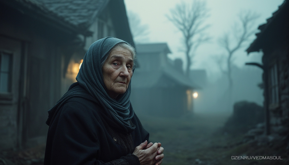 Авторское изображение @vedmasoul. Cгенерировано ИИ. Ритуалы на кладбище, погост