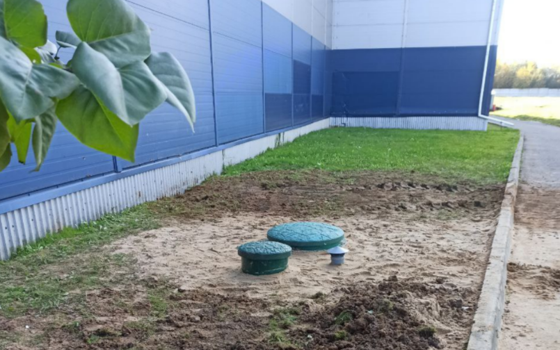 Септик Zorde после монтажа