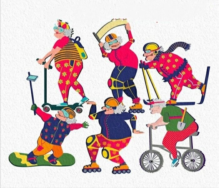 "Возраст спорту не помеха. Было бы желание" - как говорит наш тренер.